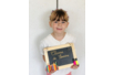 Cuadro regalo maestra niño - Tizas, pizarras, pizarrones – 10doigts.fr