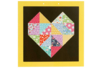 Cuadro corazón patchwork - Kits creativos en Papel – 10doigts.fr