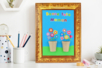 Cuadro de flores para el Día de la Madre - Gomets Flores, Frutas y Verduras – 10doigts.fr