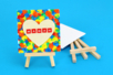 Easel Painting with Finger Paints - 2 - Craft Activities Painting: Creations for All Ages and All Desires - 10doigts.com - Craft Activities Painting: Creations for All Ages and All Desires – 10doigts.fr