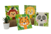 Cuadros animales de la jungla - 4 unidads - Kits educativos: el placer de aprender a través de la manipulación. – 10doigts.fr
