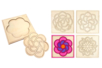Wooden Flower Puzzle Boards - 4 Pieces - 1 - Puzzles - 10doigts.com - Puzzles – 10doigts.fr
