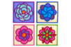 Wooden Flower Puzzle Boards - 4 Pieces - 2 - Puzzles - 10doigts.com - Puzzles – 10doigts.fr