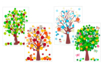 4 Seasons Kit - 4 Tree Cards + Stickers - 3 - Educational Stickers - 10doigts.com - Educational Stickers – 10doigts.fr