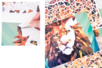 tableaux gommettes origami adulte - Kits creativos gomets – 10doigts.fr