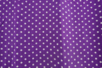 tela de algodón morado con lunares blancos - Telas en ofertas – 10doigts.fr