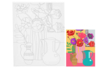 Paintable Printed Canvas - Vases - 1 - Paint by Numbers - 10doigts.com - Paint by Numbers – 10doigts.fr
