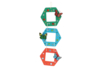 Photo Frame Trios - 2 Sets (6 Frames) - 4 - Wooden Photo Frames - 10doigts.com - Wooden Photo Frames – 10doigts.fr