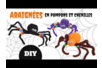 Pom Pom and Pipe Cleaner Spiders - 2 - Halloween Crafts - 10doigts.com - Halloween Crafts – 10doigts.fr