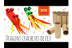 Tutorial en video: Crear dragones con rollos de papel higiénico - Actividades manuales Carnaval, Martes de Carnaval – 10doigts.fr