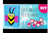 Vídeo Tarjeta día de la madre abeja corazones - Manualidades día de la madre – 10doigts.fr