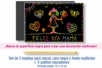 Cartas de rascar cara negra fondo multicolor + 5 rascadores - Cartas para rascar, para puntear – 10doigts.fr
