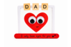 frame father's day heart eyes - Handmade activities for Parents' Day – 10doigts.fr