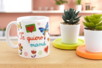 Taza personalizada para el día de la madre - Rotuladores porcelana, vidrio – 10doigts.fr