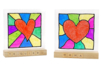 vidrio de corazón día de las madres idea regalo niños - Manualidades día de la madre – 10doigts.fr