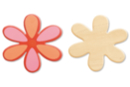 Natural Wood Flowers - 10 Pieces - Wooden Shapes - 10doigts.fr