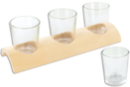 Centerpiece with 3 Candle Holders - Glass Supports - 10doigts.fr