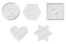 Placas para cuentas fusibles (Ø 5 mm) - 5 unidads - Abalorios para planchar 5 mm - 10doigts.fr