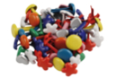 Assorted brads - 50 pieces - Brads and Eyelets - 10doigts.fr