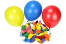 Round Balloons, Bright Colors - 100 Pieces - Balloons, garlands, streamers - 10doigts.fr