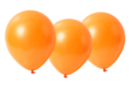 Bolsas redondas, naranja - 50 unidads - Globos de Halloween - 10doigts.fr