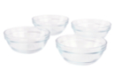 Glass Bowls 20 cl - 4 Pieces - Glass Supports - 10doigts.fr