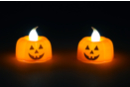 Bougies LED calabaza - 2 unidads - Artículos luminosos, guirnaldas y velas LED - 10doigts.fr