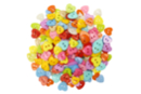 Botones corazones multicolores - 200 unidads - Botones - 10doigts.fr