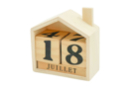 Perpetual Calendar House - Wooden Office Items - 10doigts.fr