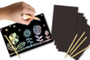Scratch Cards, Holographic Background - 5 Cards - Scratch and Punch Cards - 10doigts.fr