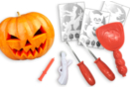 Pumpkin Carving Kit + Templates - Halloween Craft Kits - 10doigts.fr