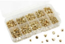 Cofre de perlas doradas - aproximadamente 500 perlas - Perlas Metalizadas, Irisadas - 10doigts.fr