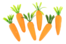 Styrofoam Carrots - 6 Pieces - Easter Decorative Accessories - 10doigts.fr