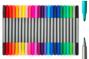 Double-Ended Markers - 24 Pieces - Medium-Tip Markers - 10doigts.fr