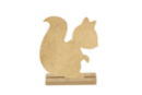 Wooden Squirrel + Base - Wooden Animals - 10doigts.fr