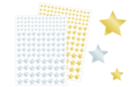 Gold and Silver Star Stickers - 276 pcs - Christmas Stickers and Labels - 10doigts.fr