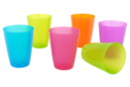 Vasos de plástico irrompibles - 6 pcs - Vajilla desechable y reutilizable - 10doigts.fr