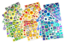 Maxi lote de gomets arte abstracto - 804 pcs - Gomets mix - 10doigts.fr