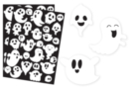 Gomets fantasmas - 56 pcs - Gomets Halloween - 10doigts.fr