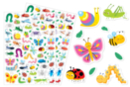 Cute Insect Stickers - 2 Sheets - Animal Stickers - 10doigts.fr