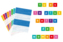 Uppercase and Lowercase Letter Stickers - 4480 pcs - Alphabet Stickers, Messages - 10doigts.fr