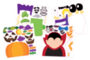 Halloween Monster Stickers - Halloween Stickers - 10doigts.fr