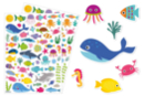Fun Fish Stickers - 84 pcs - Animal Stickers - 10doigts.fr