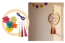 Kit atrapasueños con cuentas y pompones - 6 unidads - Kit atrapasueños - 10doigts.fr