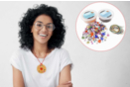 Modeling Medallions Kit - 12 Pieces - Jewelry and Keychains to Make - 10doigts.fr