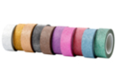 Cinta de enmascarar con purpurina - 10 rollos - Adhesivos coloridos y Masking tape - 10doigts.fr