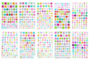 Mega lote de strass adhesivos - 900 pcs - Strass adhesivos - 10doigts.fr