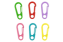 Colored Metal Carabiners - 6 Pieces - Keychains - 10doigts.fr
