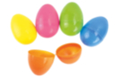 Plastic Fillable Eggs - 5 pcs - Creative Easter Eggs - 10doigts.fr