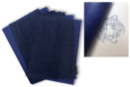 Blue Carbon Paper, A4 Size - 10 Sheets - Effect and Material Paper - 10doigts.fr
